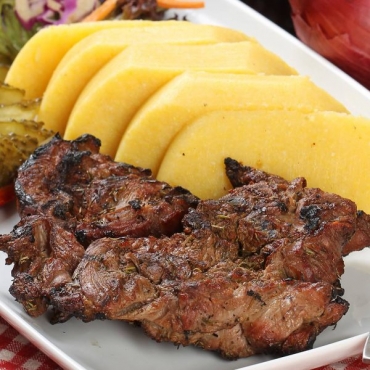 MUSCHIULET DE OAIE LA GRATAR CU MAMALIGUTA COAPTA SI MUJDEI - 150-200-50gr 