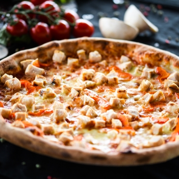 PIZZA CON POLLO 450GR, (450g)