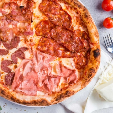 Pizza quatro carni â€“ 400gr 