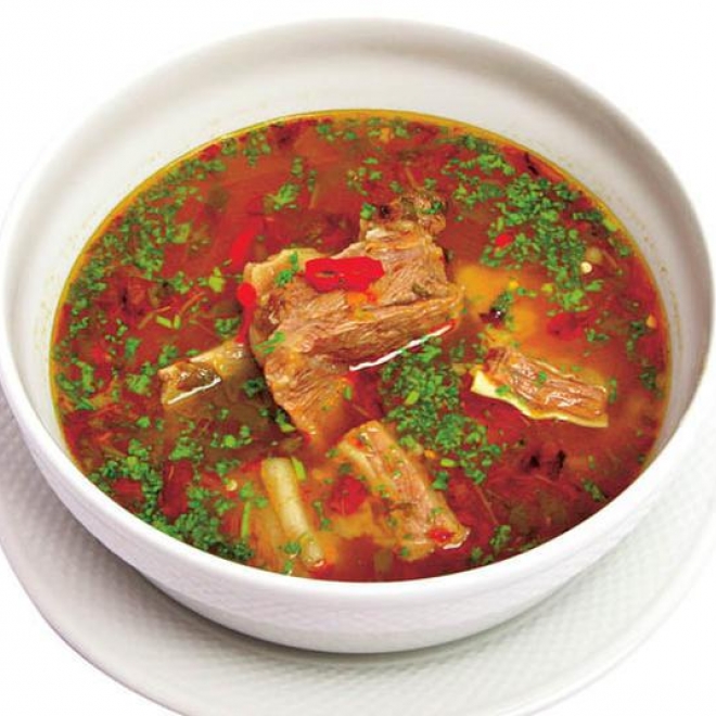 CIORBA DE OS AFUMAT 250/100GR, (350g)