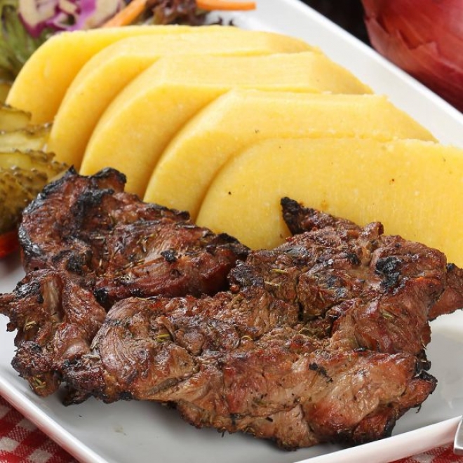 MUSCHIULET DE OAIE LA GRATAR CU MAMALIGUTA COAPTA SI MUJDEI - 150-200-50gr 