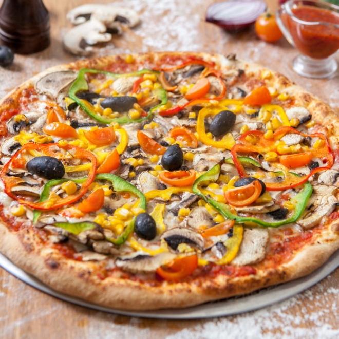 Pizza Vegetariana-500gr 