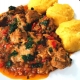 TOCANITA DE OAIE LA CEAUN CU MAMALIGUTA ,MUJDEI ,SALATA ASORTATA MURATURI 200/200/50/150GR